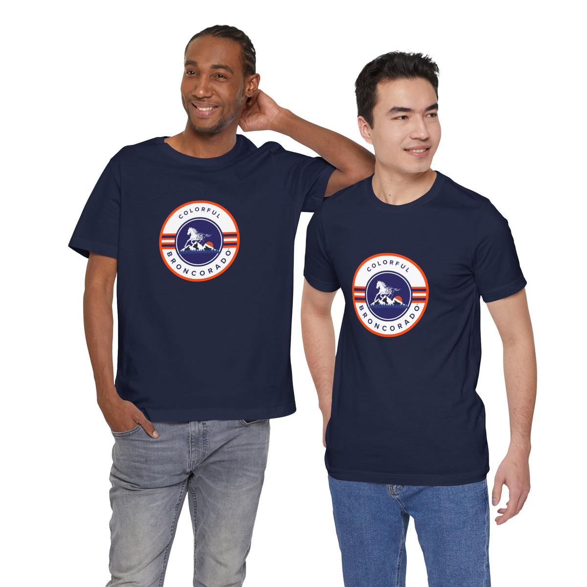 Colorful Broncorado® T-shirt — Round Logo