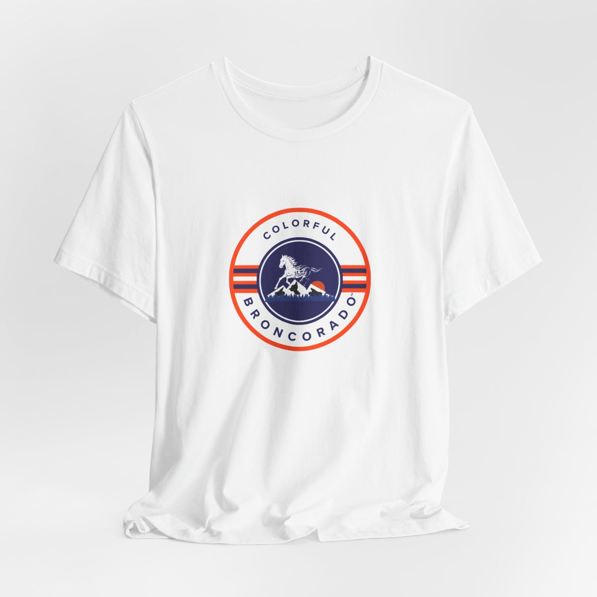 Colorful Broncorado® T-shirt — Round Logo