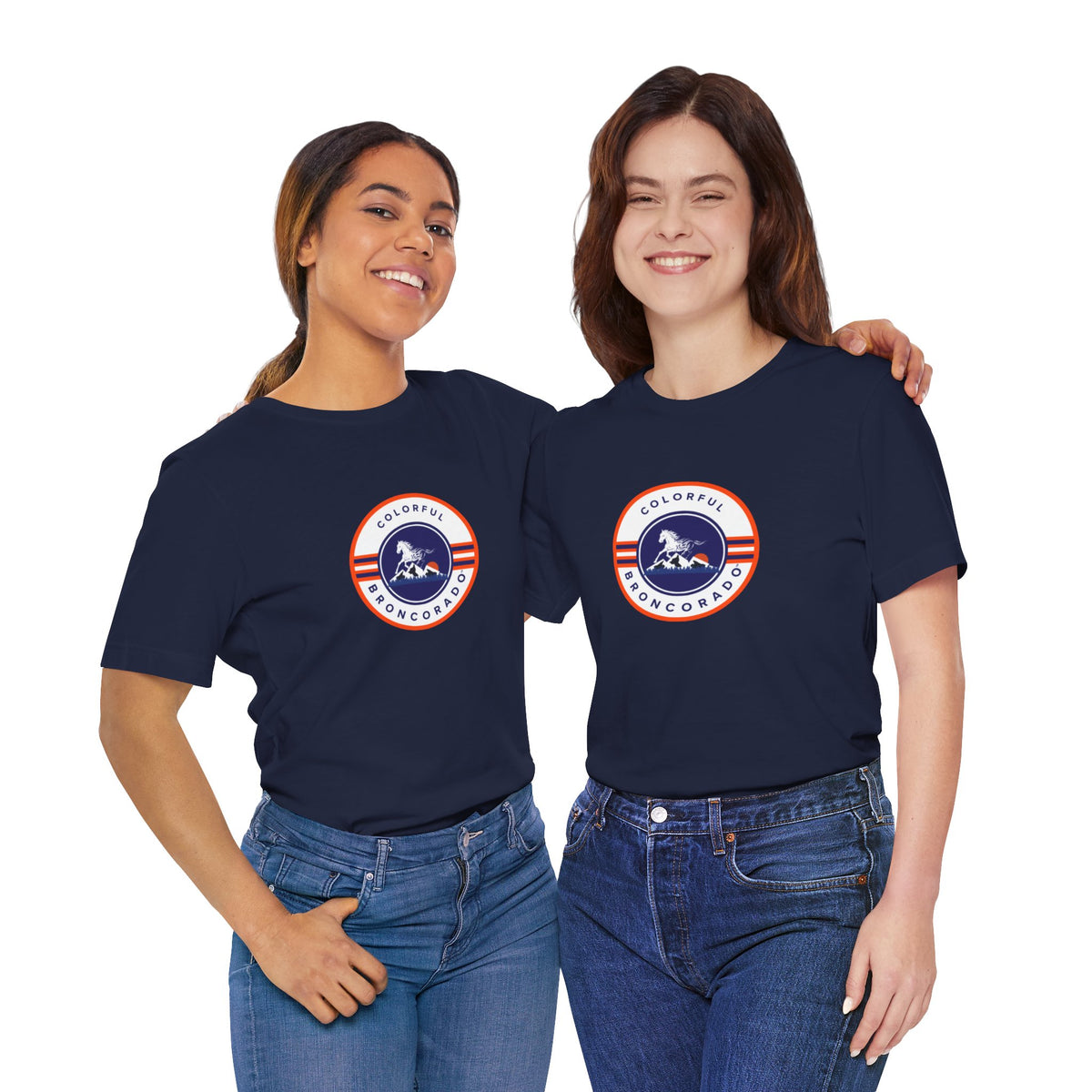 Colorful Broncorado® T-shirt — Round Logo