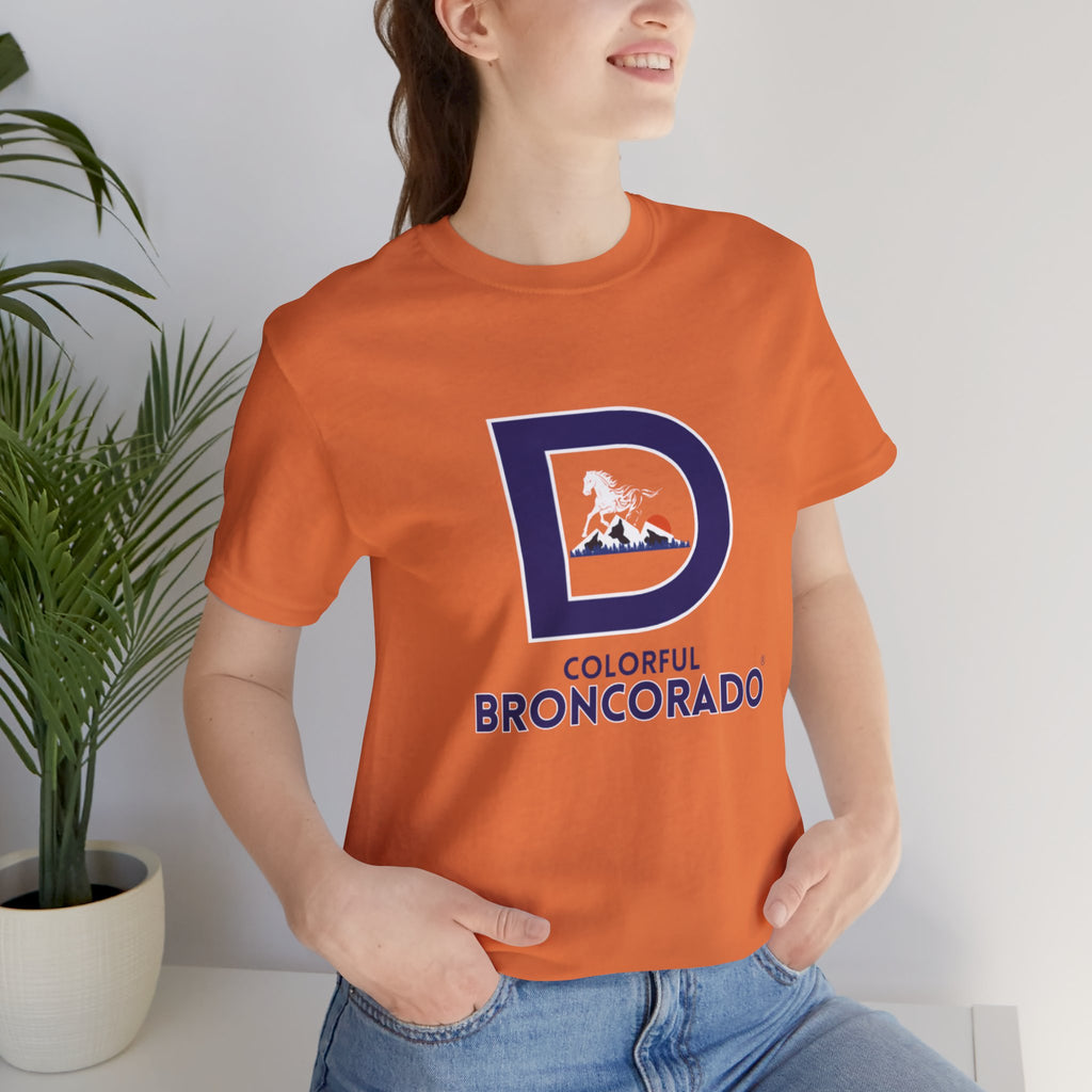 Denver Broncos Fan Unisex Orange T-Shirt | Colorful Broncorado®