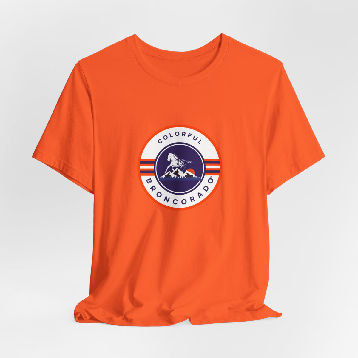 Colorful Broncorado® T-shirt — Round Logo