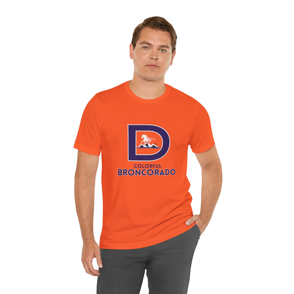 Denver Broncos Fan Unisex Orange T-Shirt | Colorful Broncorado®