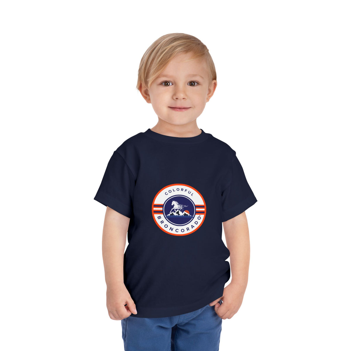 Denver Broncos Kid Fans Toddler Tee Shirt Colorful Broncorado®