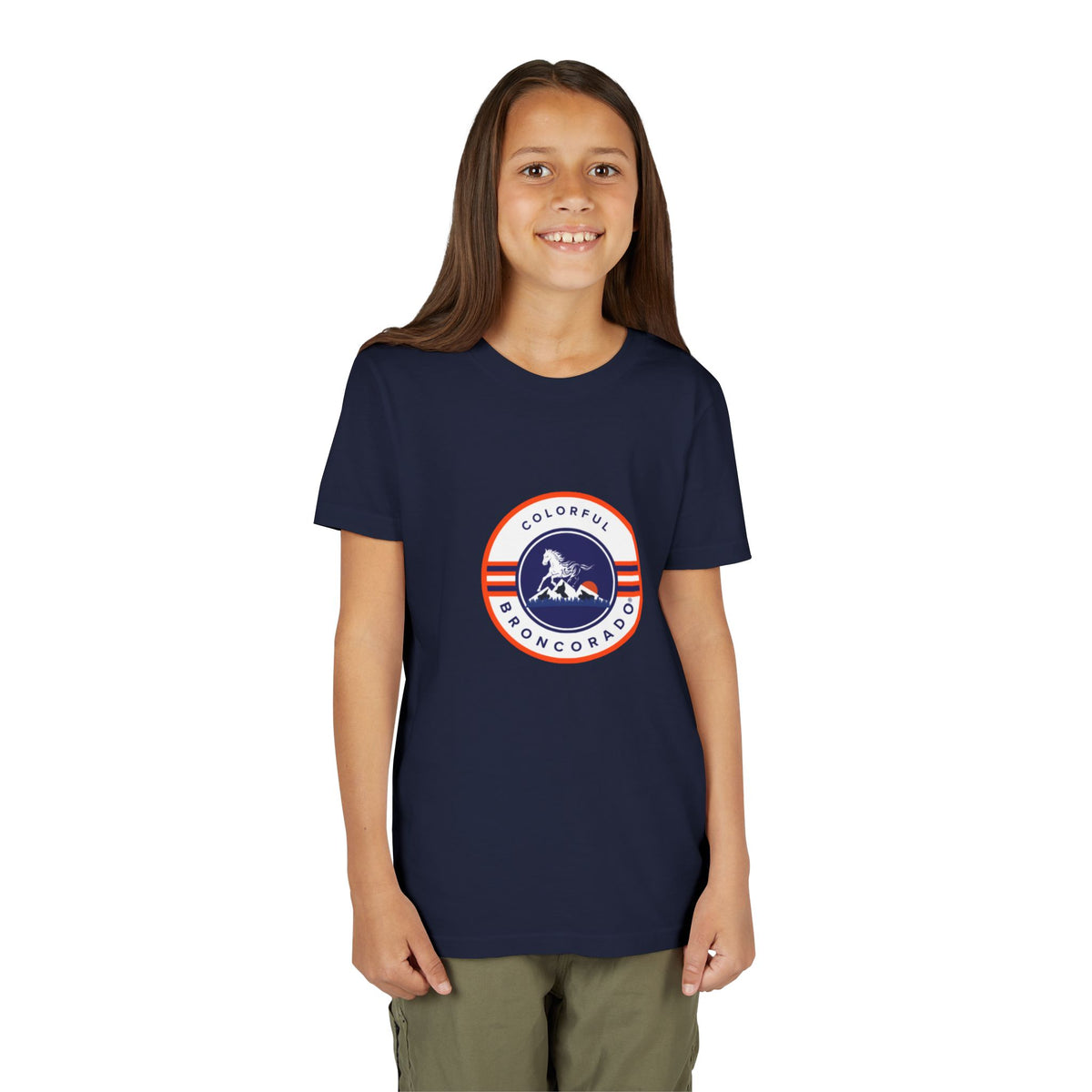 Youth Denver Broncos Fan Tee Colorful Broncorado®