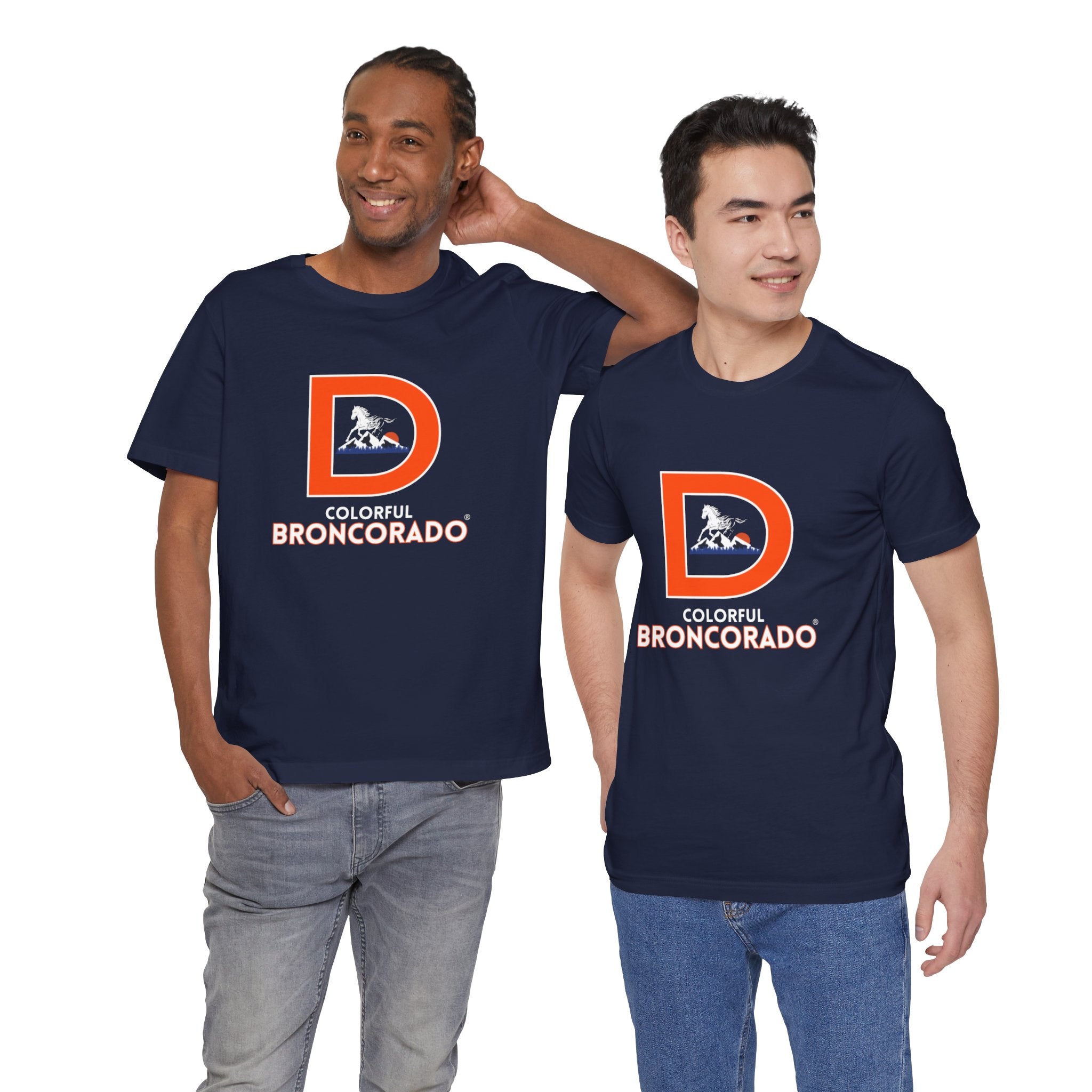 Denver Broncos Fan Unisex T-Shirt | Colorful Broncorado®