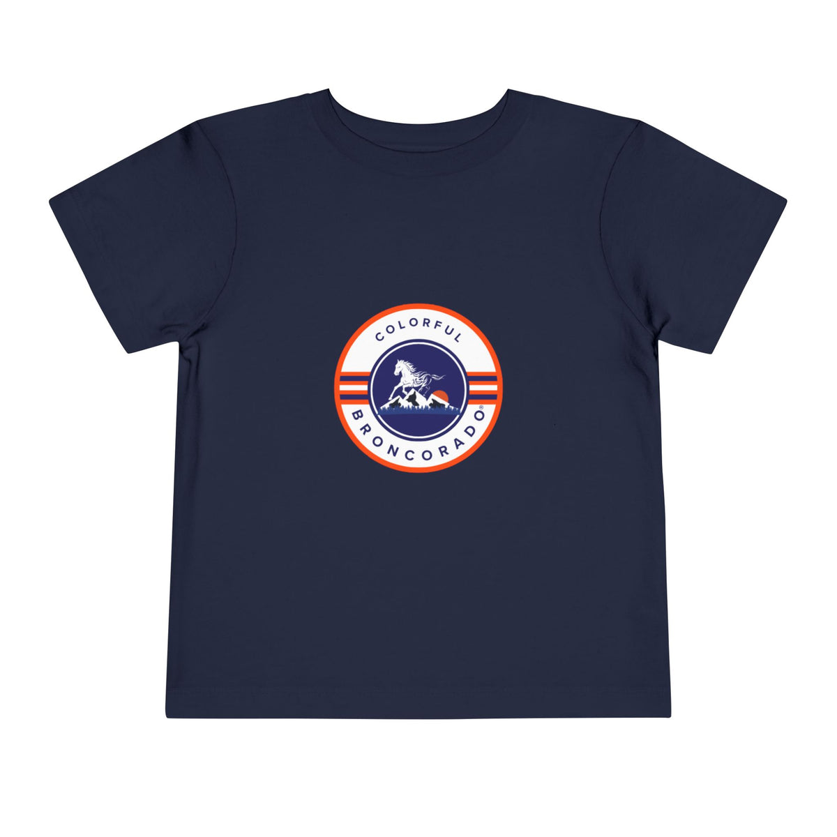 Denver Broncos Kid Fans Toddler Tee Shirt Colorful Broncorado®