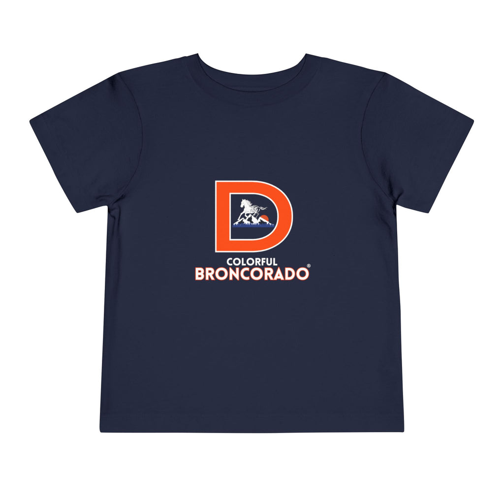 Denver Bronco Kid Fans Toddler Tee Shirt | Colorful Broncorado®