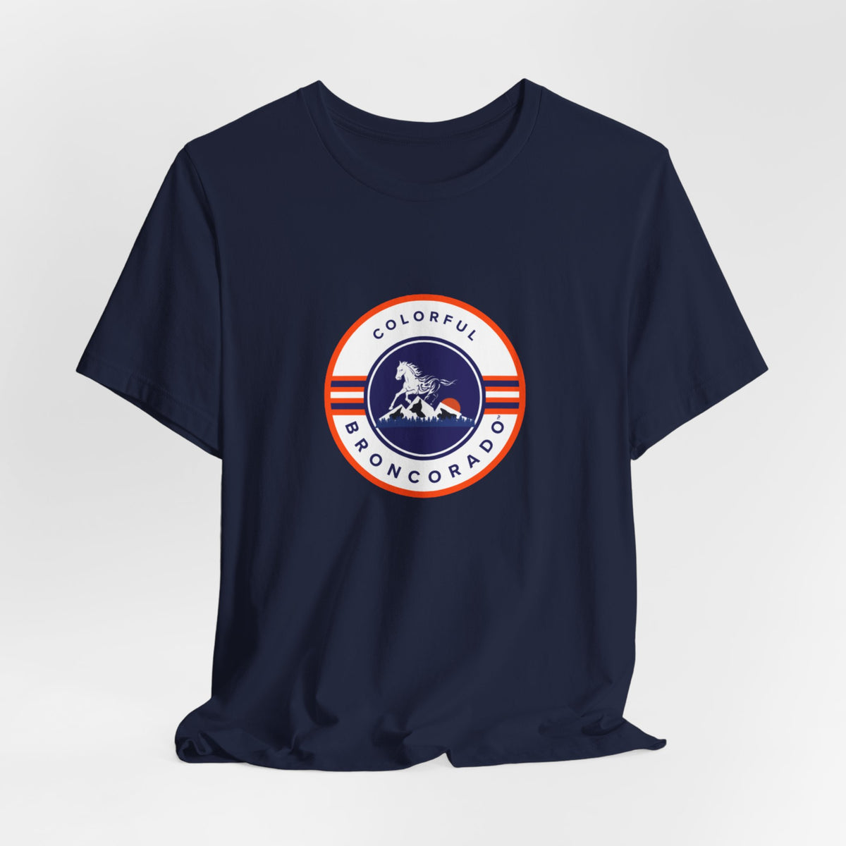 Colorful Broncorado® T-shirt — Round Logo