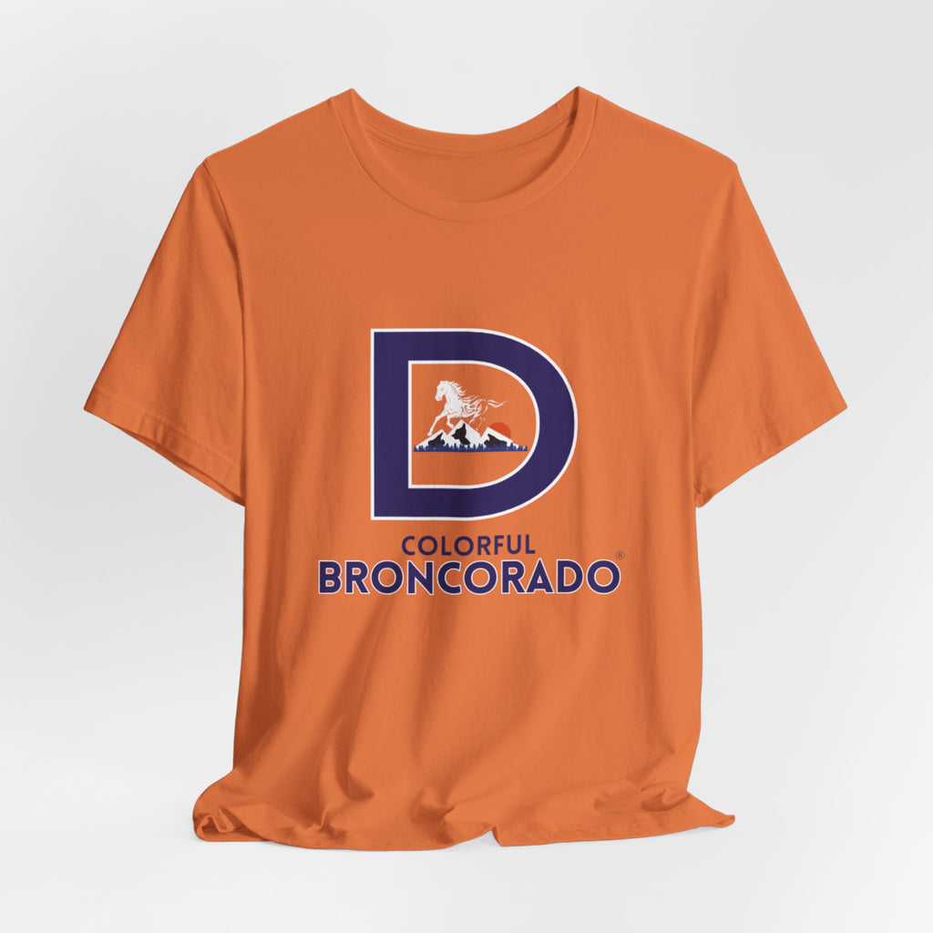 Denver Broncos Fan Unisex Orange T-Shirt | Colorful Broncorado®