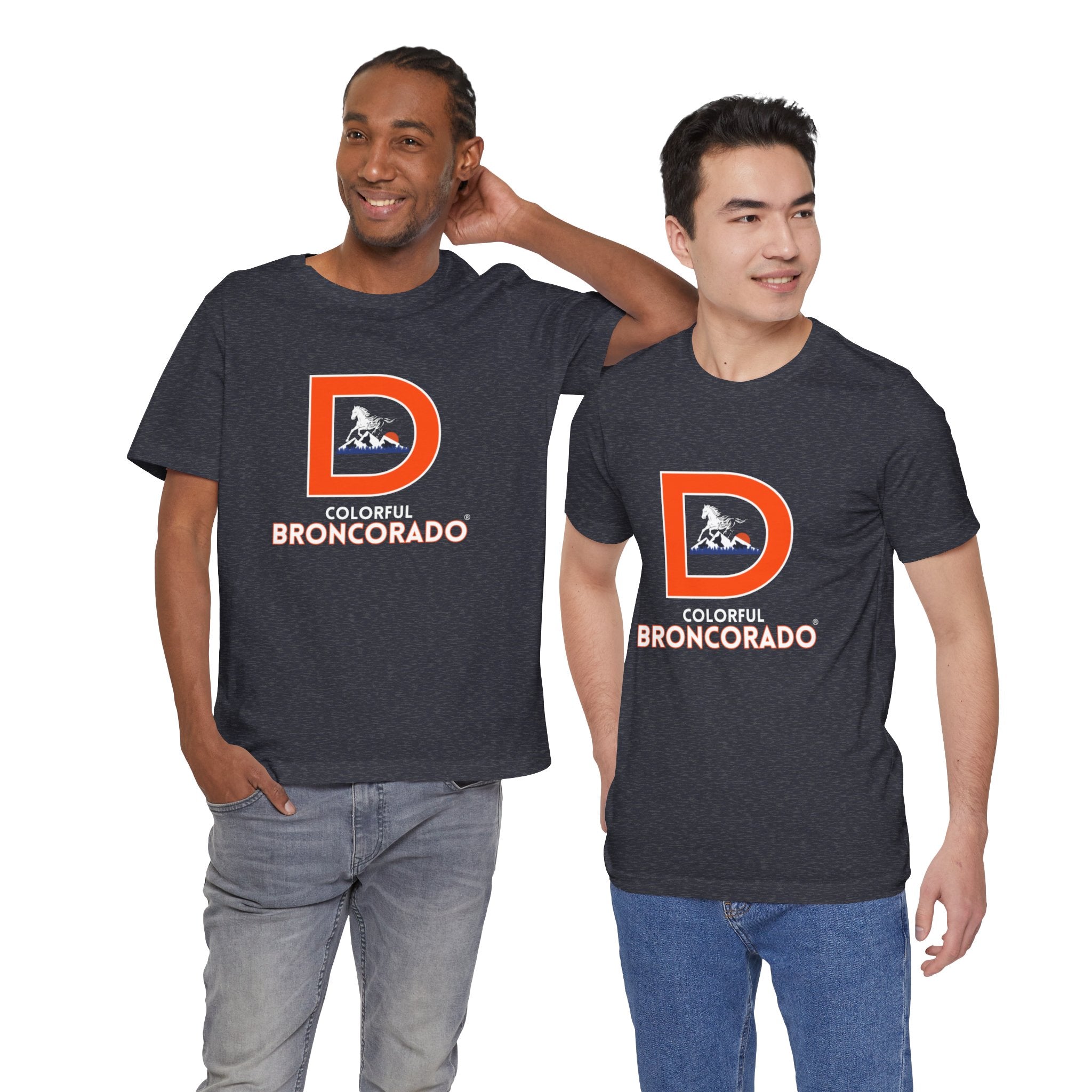 Denver Broncos Fan Unisex T-Shirt | Colorful Broncorado®