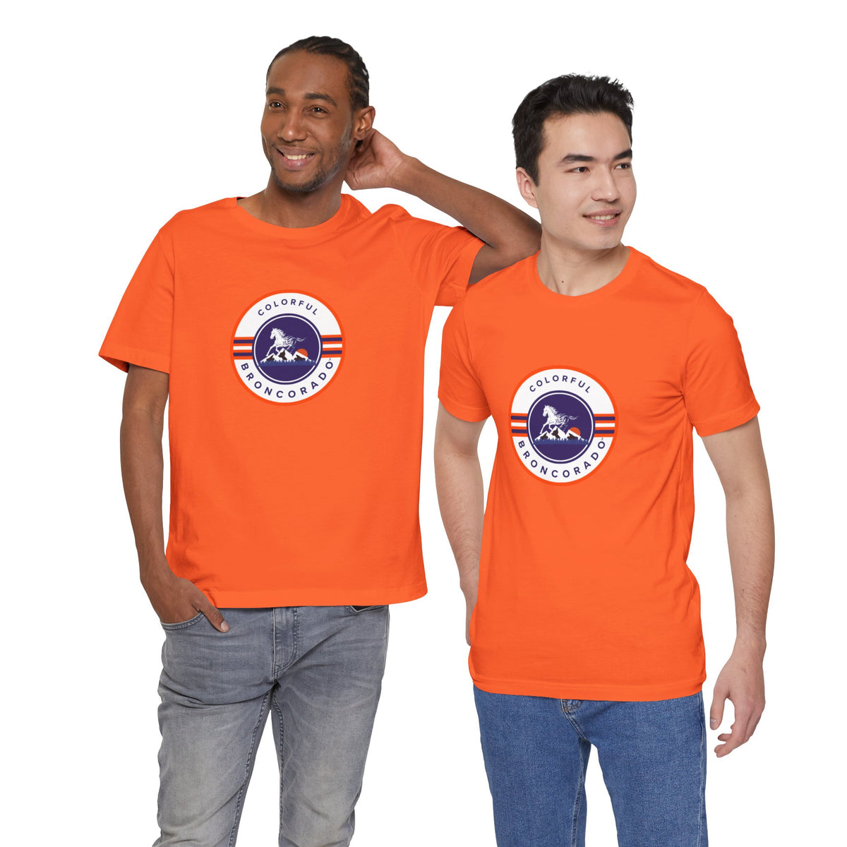 Colorful Broncorado® T-shirt — Round Logo
