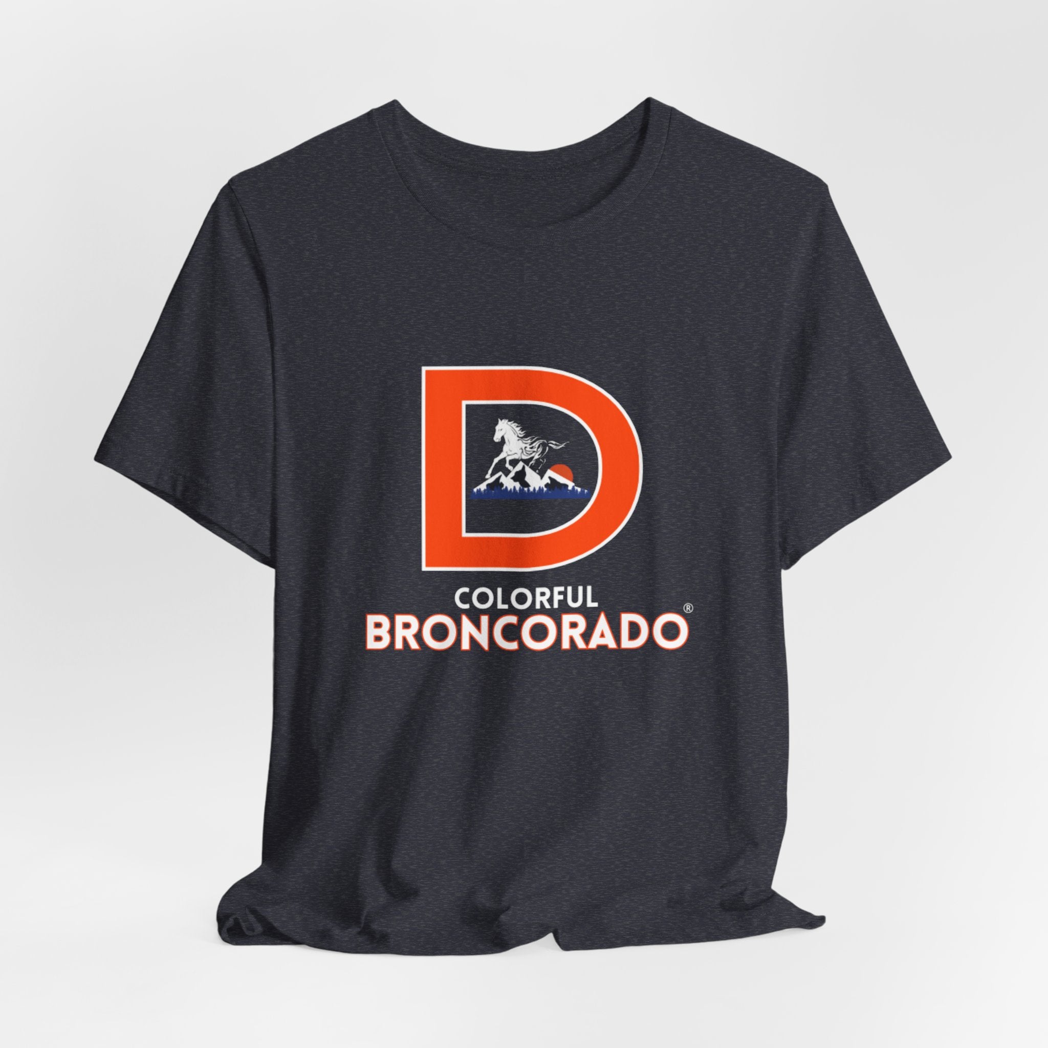 Denver Broncos Fan Unisex T-Shirt | Colorful Broncorado®