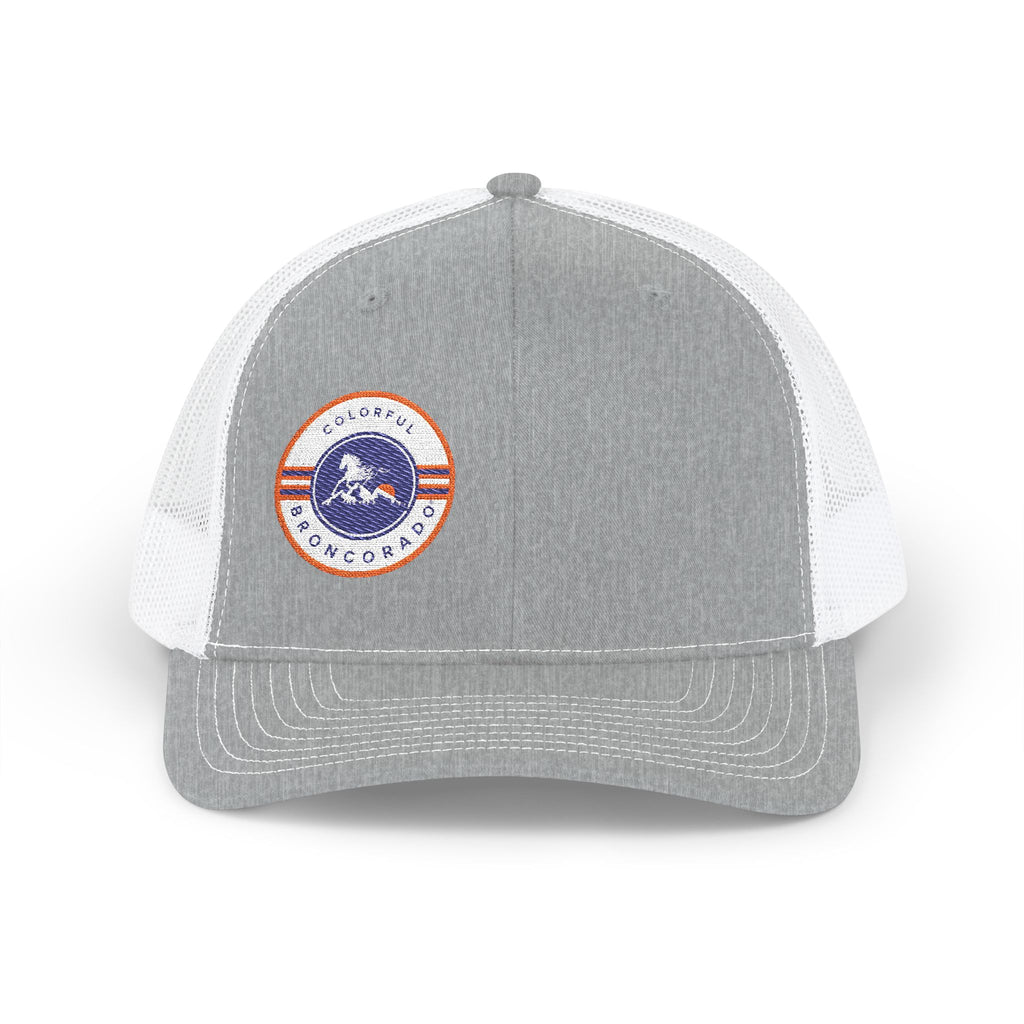 Denver Broncos Fan Embroidered Snapback Trucker Hat Colorful Broncorado®