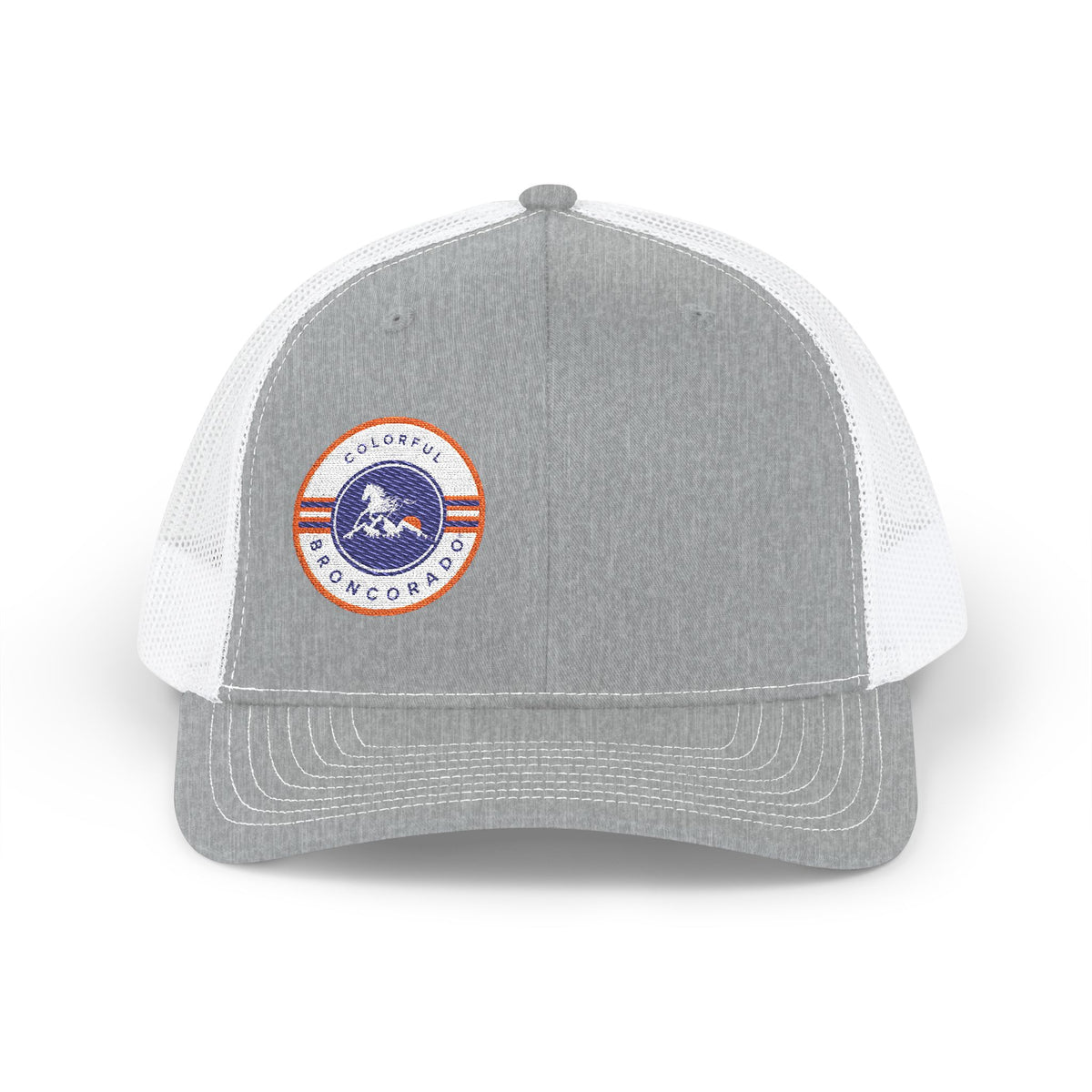 Denver Broncos Fan Embroidered Snapback Trucker Hat Colorful Broncorado®