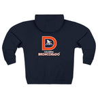 Denver Bronco Unisex Zip Hoodie | Unique Colorful Broncorado® Logo