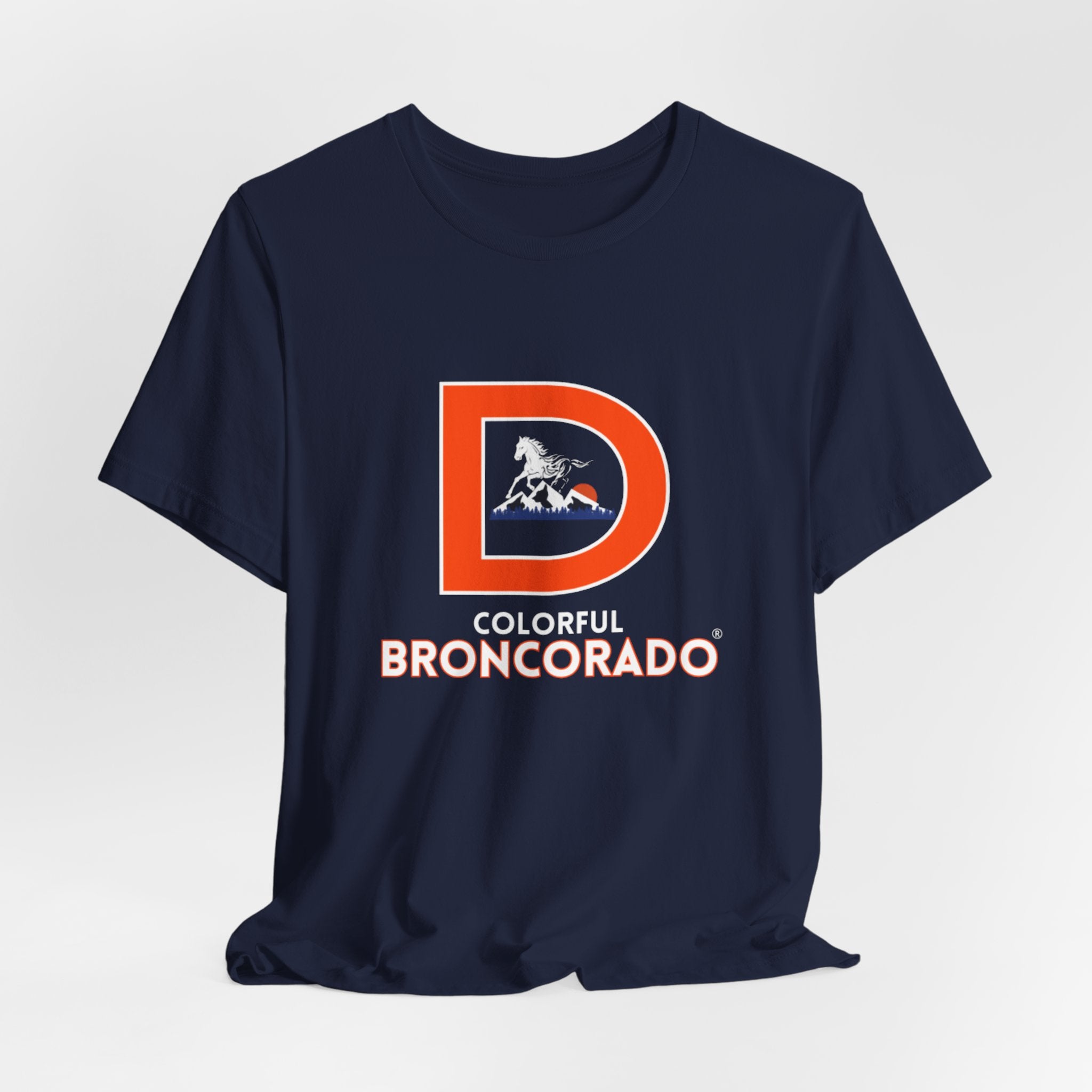 Denver Broncos Fan Unisex T-Shirt | Colorful Broncorado®